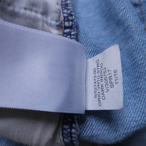 Gap Vintage Straight Patchwork Jeans Women's 26R Light Wash Distressed Mended - Picture 9 of 9